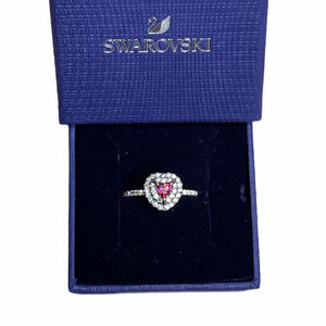 Swarovski One Ring Heart Size 6 US / 52 EU